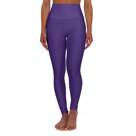 Purple High Waisted Yoga Leggings