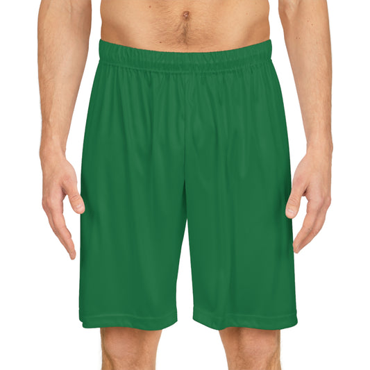 Dark Green Basketball Shorts