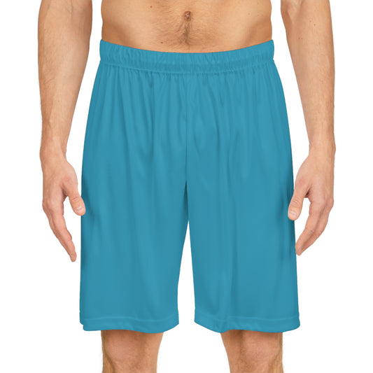 Turquoise Basketball Shorts