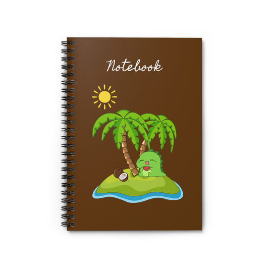 Baby T-rex in an island on Brown